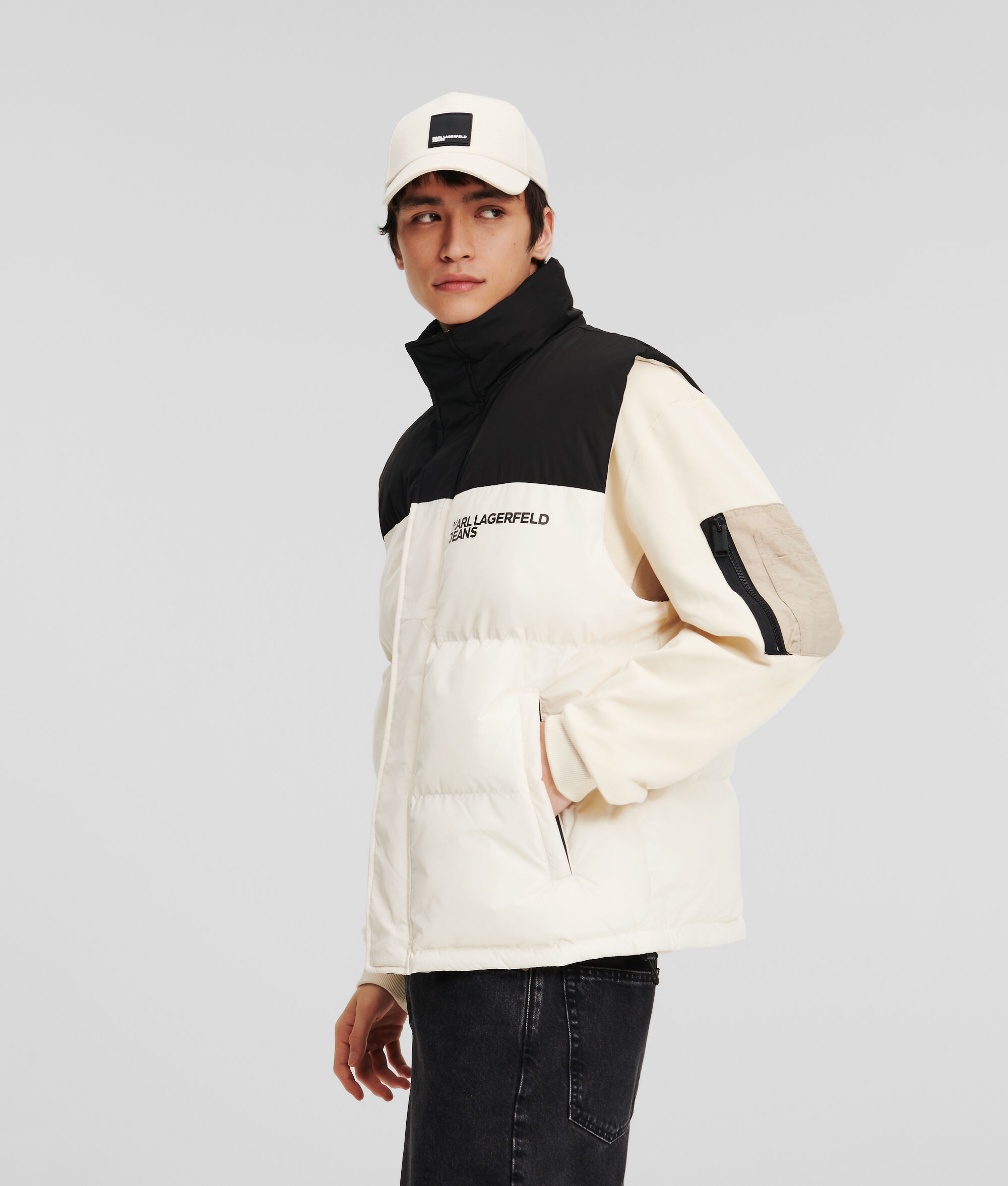 (image for) Performance-Driven KLJ COLOUR BLOCK PUFFER WAISTCOAT